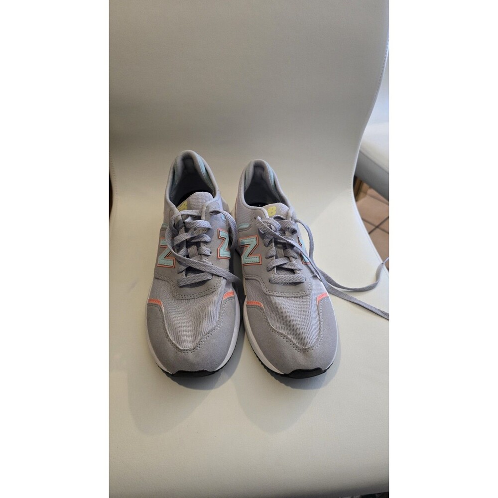 New Balance Kids Fresh Foam X-70 Athletic Sneakers Shoes Gray Pink sz 6. 5 Pre-o